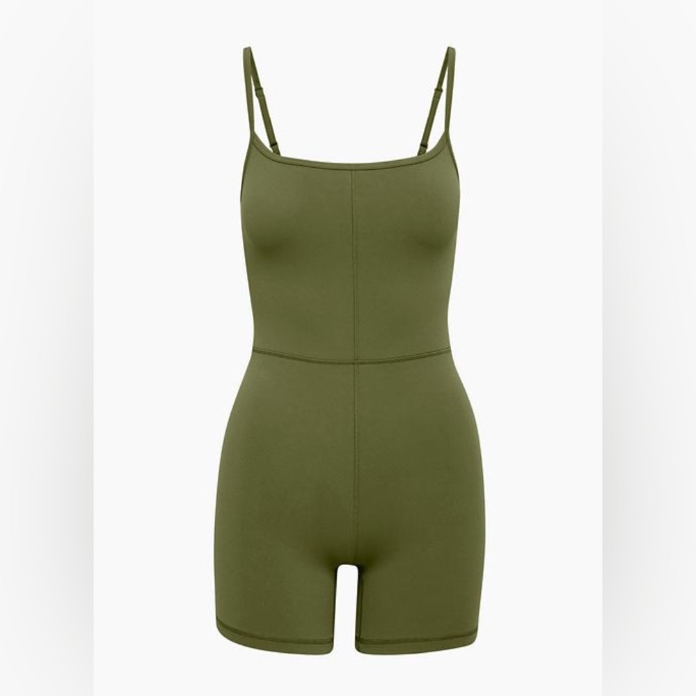 ARITZIA | Wilfred Free Divinity 5" Romper in Olive Green S